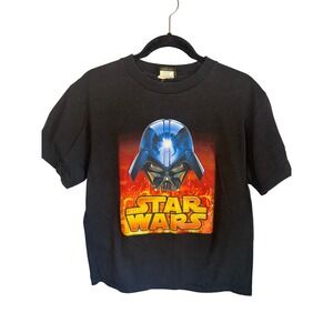Vintage Star Wars Darth Vader Revenge of the Sith Graphic T-Shirt Mens Small
